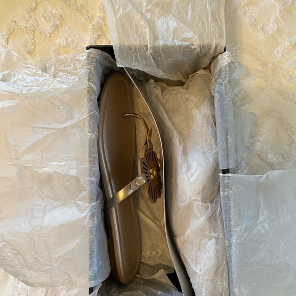 Coach Julia Metallic Sandals (9.5) - Picture 3 of 5